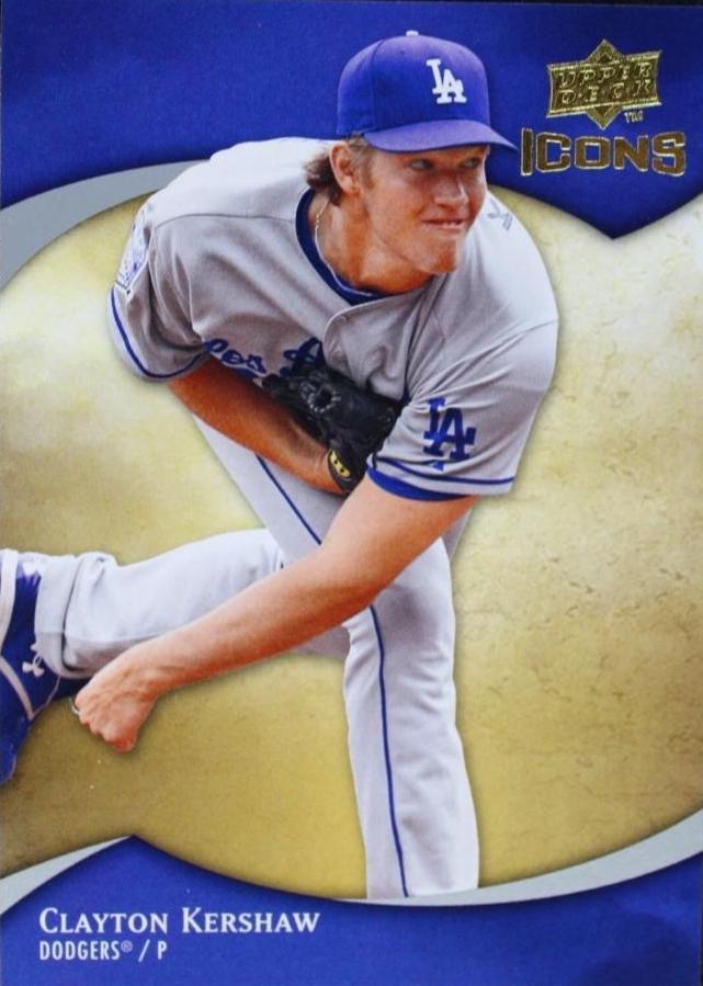 Clayton Kershaw #24 Baseball Cards 2009 Upper Deck Icons