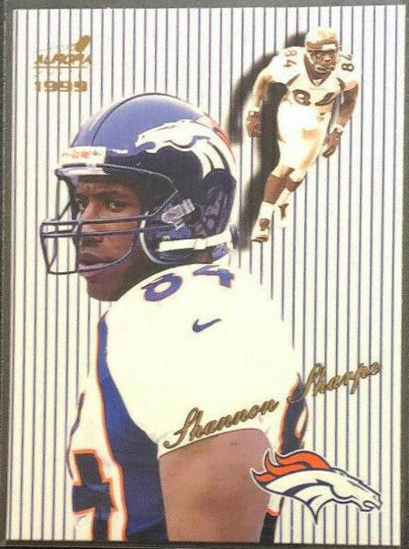 Shannon Sharpe #49 Football Cards 1999 Pacific Aurora