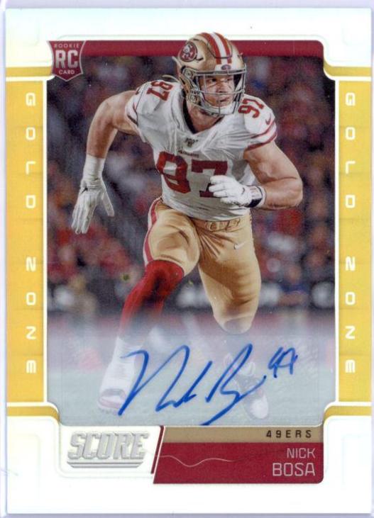 Nick Bosa [Signature Gold Zone] #455