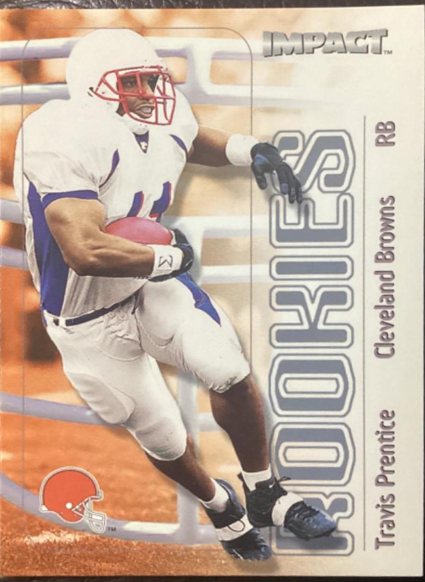 Travis Prentice #36 Football Cards 2000 Skybox Impact