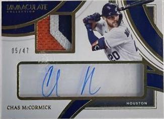Chas McCormick [Patch Autograph Holo Gold] #140