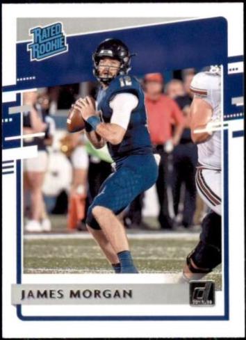 James Morgan #9 Football Cards 2020 Panini Chronicles Draft Picks Donruss Rated Rookies