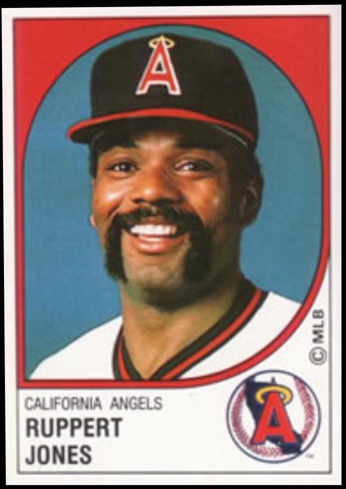 Ruppert Jones #47 Baseball Cards 1988 Panini Stickers