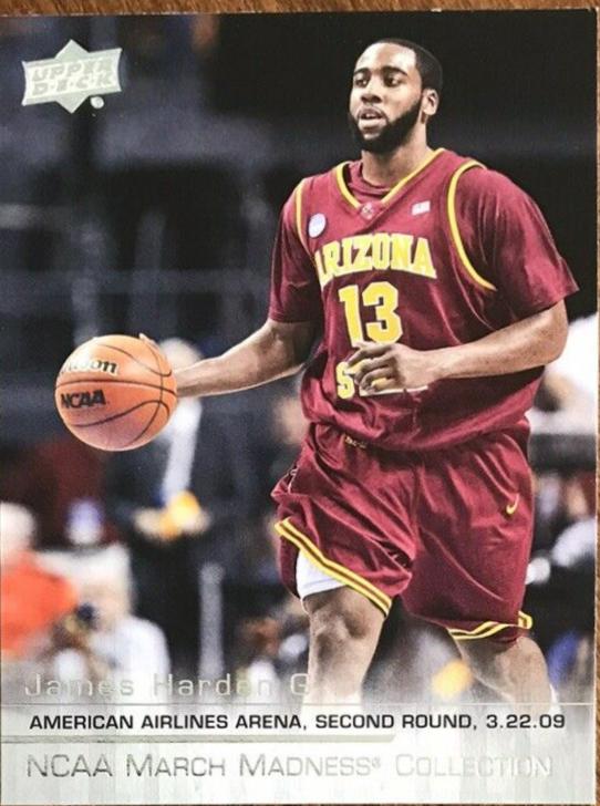 James Harden #HA-1 2014 Upper Deck NCAA March Madness Basketball