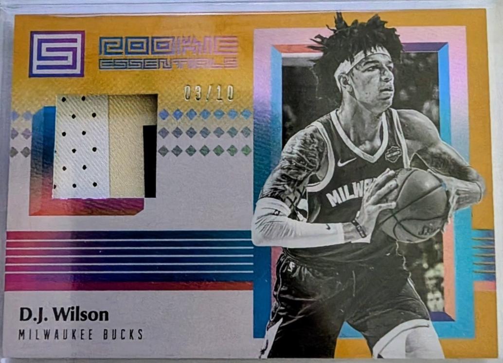 D.J. Wilson #5 2017 Panini Status Rookie Essentials Basketball