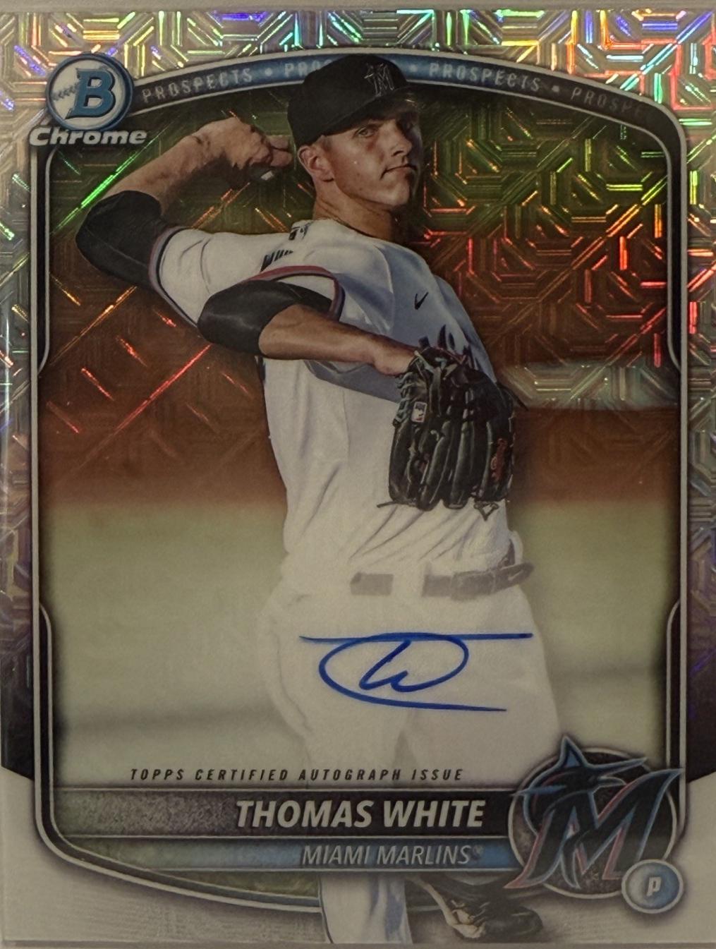 Thomas White #BMA-TW Prices | 2025 Bowman Chrome Mega Box