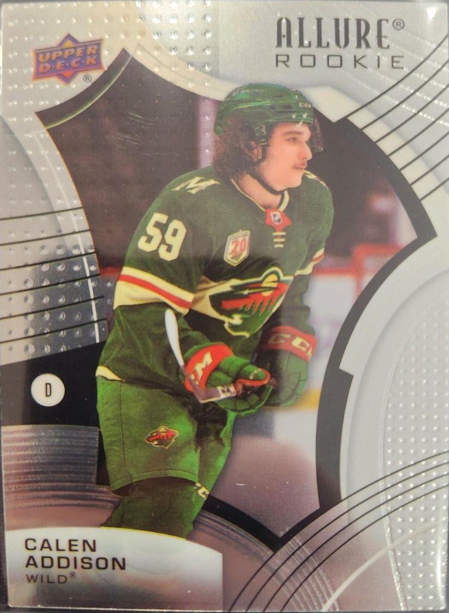 Calen Addison #133 Hockey Cards 2021 Upper Deck Allure