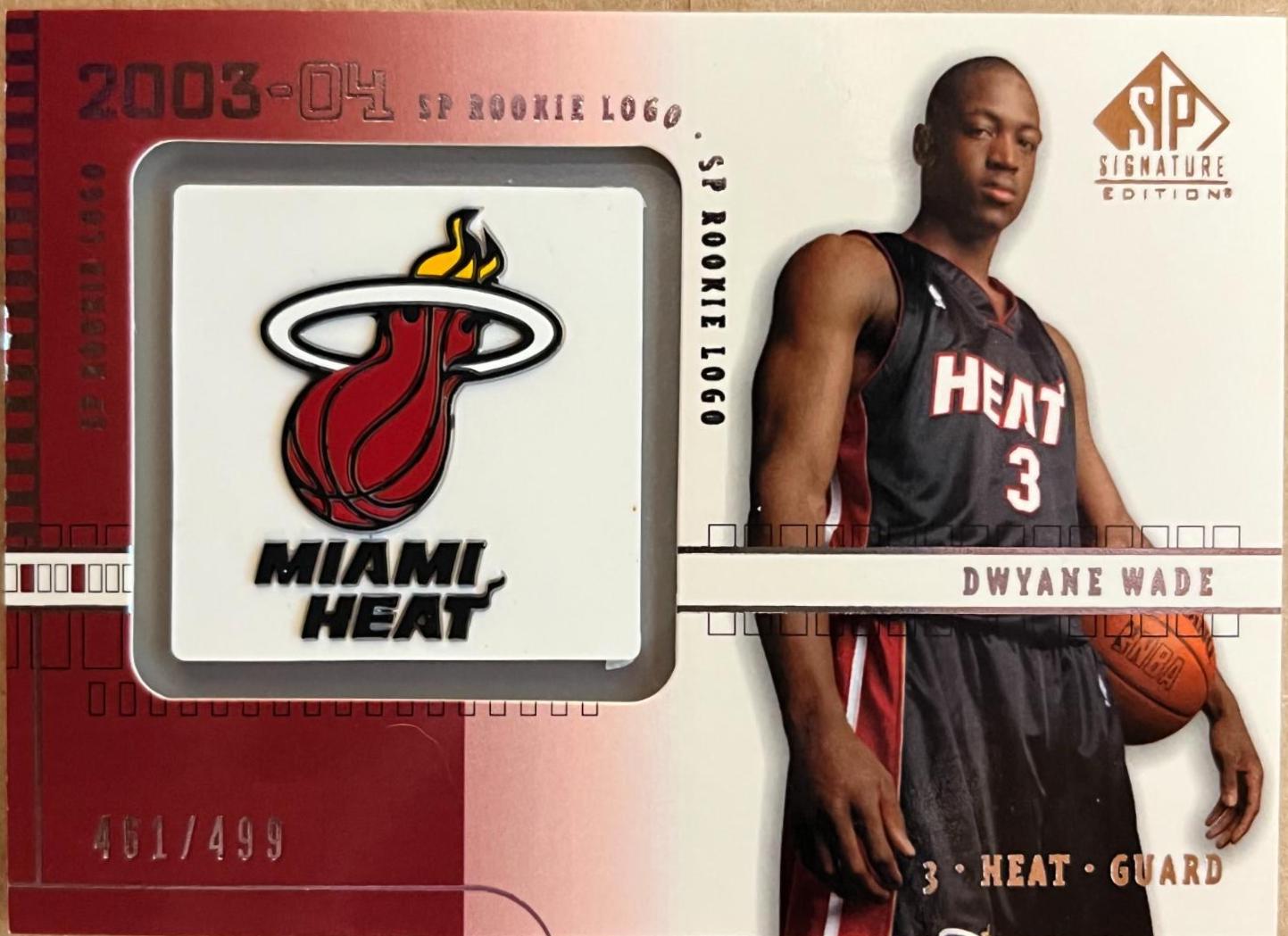 Dwyane Wade #105 Basketball Cards 2003 SP Signature