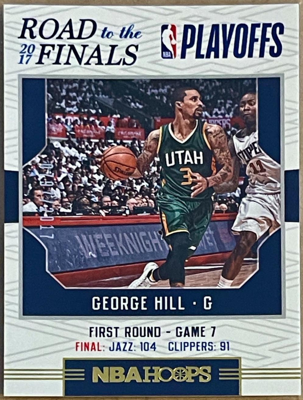 George Hill #33 2017 Panini Hoops Road To The Finals Basketball