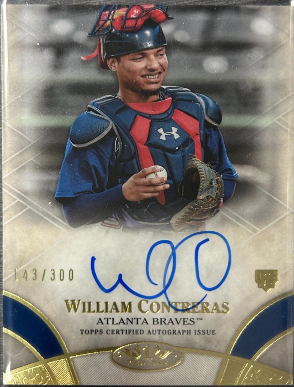 William Contreras #BOA-WCO 2021 Topps Tier One Baseball Break Out Autographs