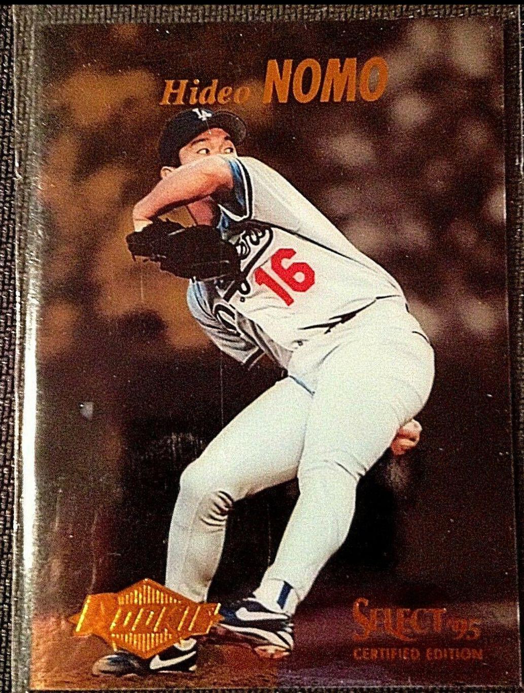 Hideo Nomo #98 Baseball Cards 1995 Select Certified