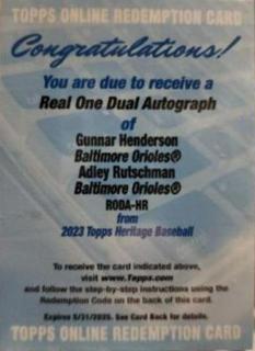 Adley Rutschman, Gunnar Henderson