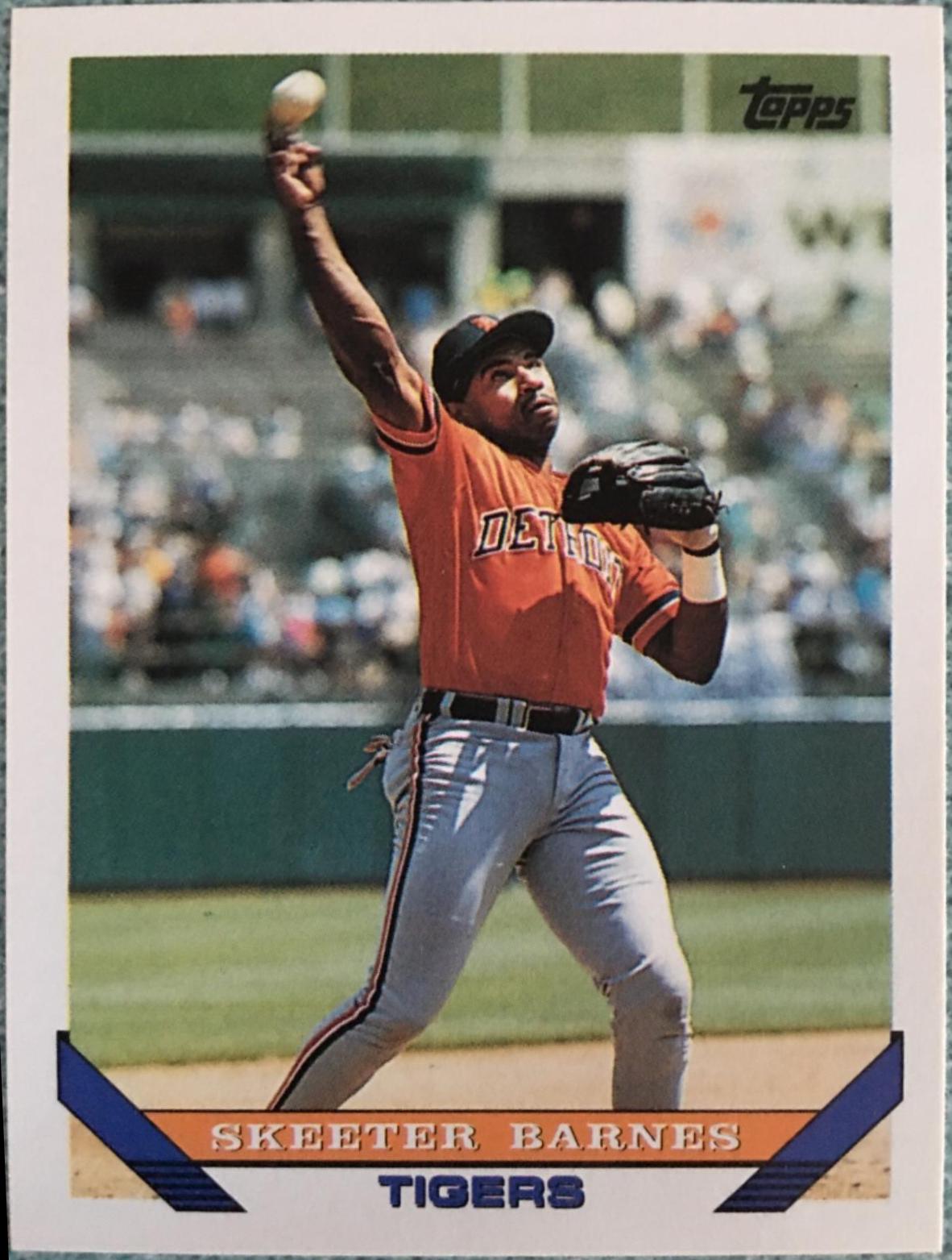 Skeeter Barnes #26 Baseball Cards 1993 Topps