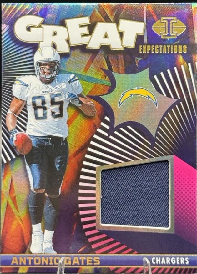 Antonio Gates #GE-AGS Football Cards 2024 Panini Illusions Great Expectations