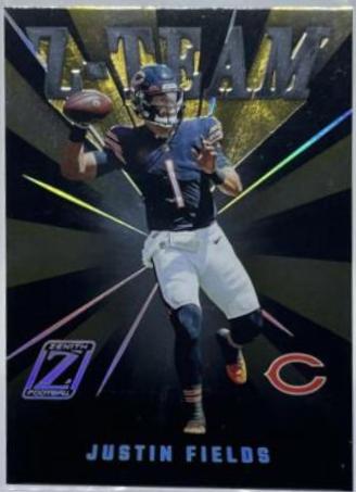 Justin Fields #ZT-12 Football Cards 2022 Panini Zenith Z Team
