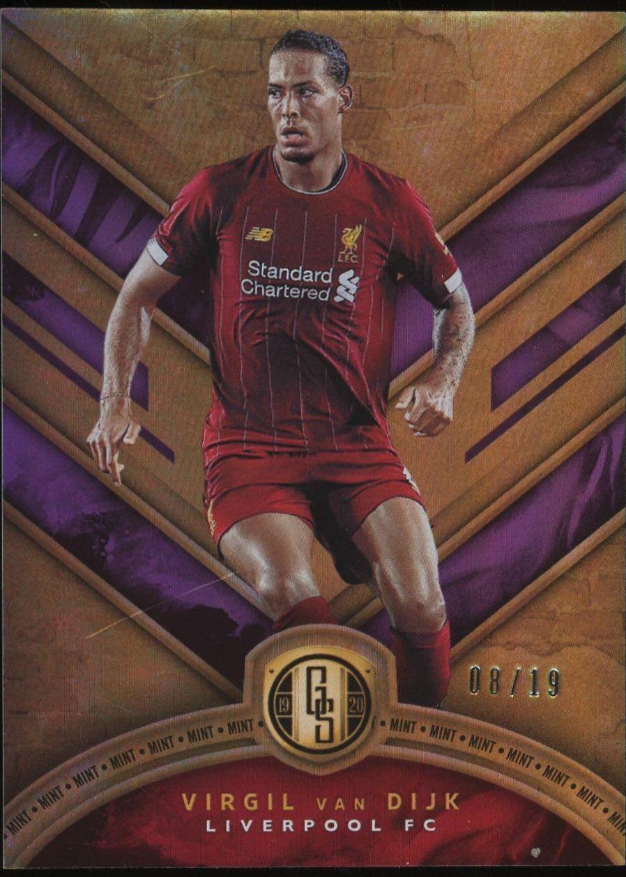 Virgil van Dijk #8 Soccer Cards 2019 Panini Gold Standard