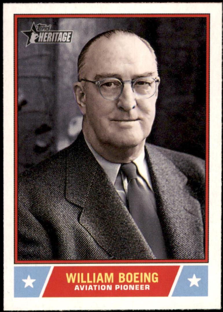 William Boeing #NS-76 Baseball Cards 2025 Topps Heritage Notable American