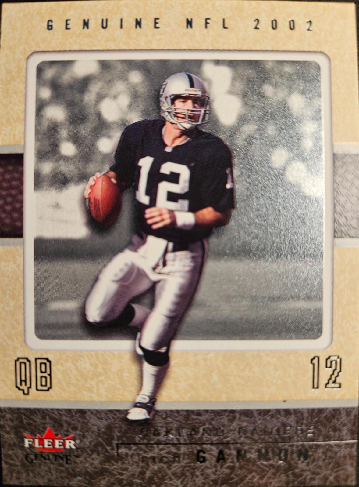 Rich Gannon #48 2002 Fleer Genuine Football