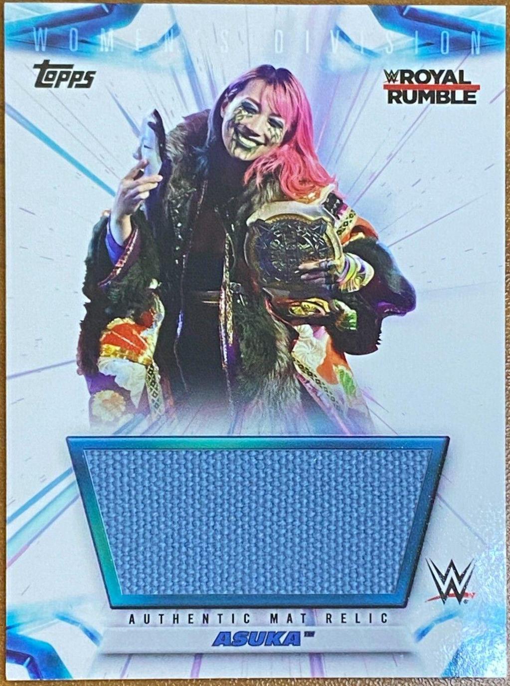 Asuka #MR-A Wrestling Cards 2021 Topps WWE Women’s Division Mat Relics