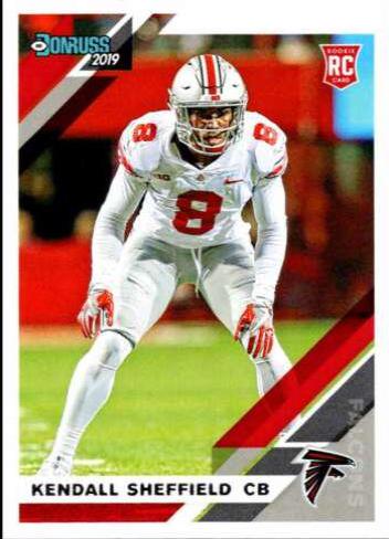 Kendall Sheffield #284 Football Cards 2019 Donruss
