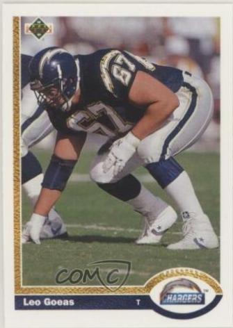 Leo Goeas #216 Football Cards 1991 Upper Deck