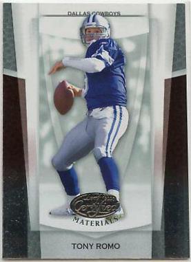 Tony Romo #1 Football Cards 2007 Leaf Certified Materials