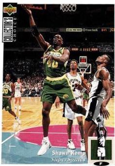 Shawn Kemp #140 Basketball Cards 1994 Collector's Choice