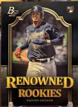 Vaughn Grissom #RR-12 Baseball Cards 2023 Bowman Platinum Renowned Rookies