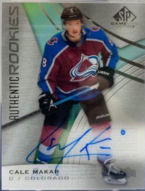 Cale Makar Rookie Tribute Auto Hockey Cards 2020 Upper Deck Clear Cut Autographs