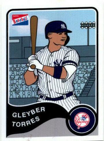 Gleyber Torres #25 Baseball Cards 2020 Topps Throwback Thursday