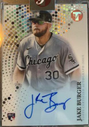 Jake Burger #PA-JBU 2022 Topps Pristine Baseball Autographs