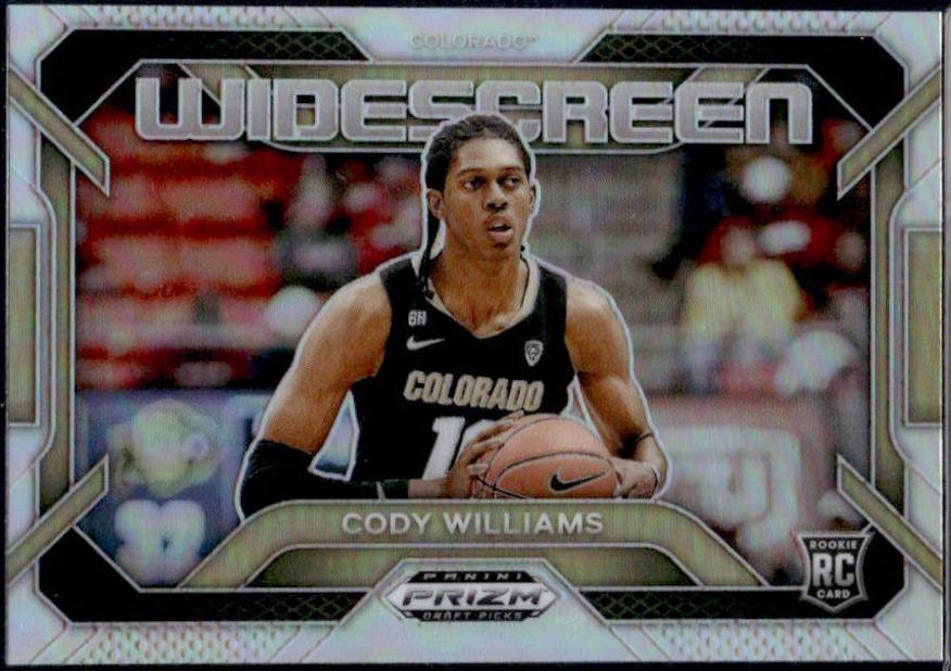 Cody Williams #10 2024 Panini Prizm Draft Picks Widescreen Basketball