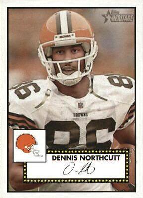 Dennis Northcutt #4 Football Cards 2006 Topps Heritage