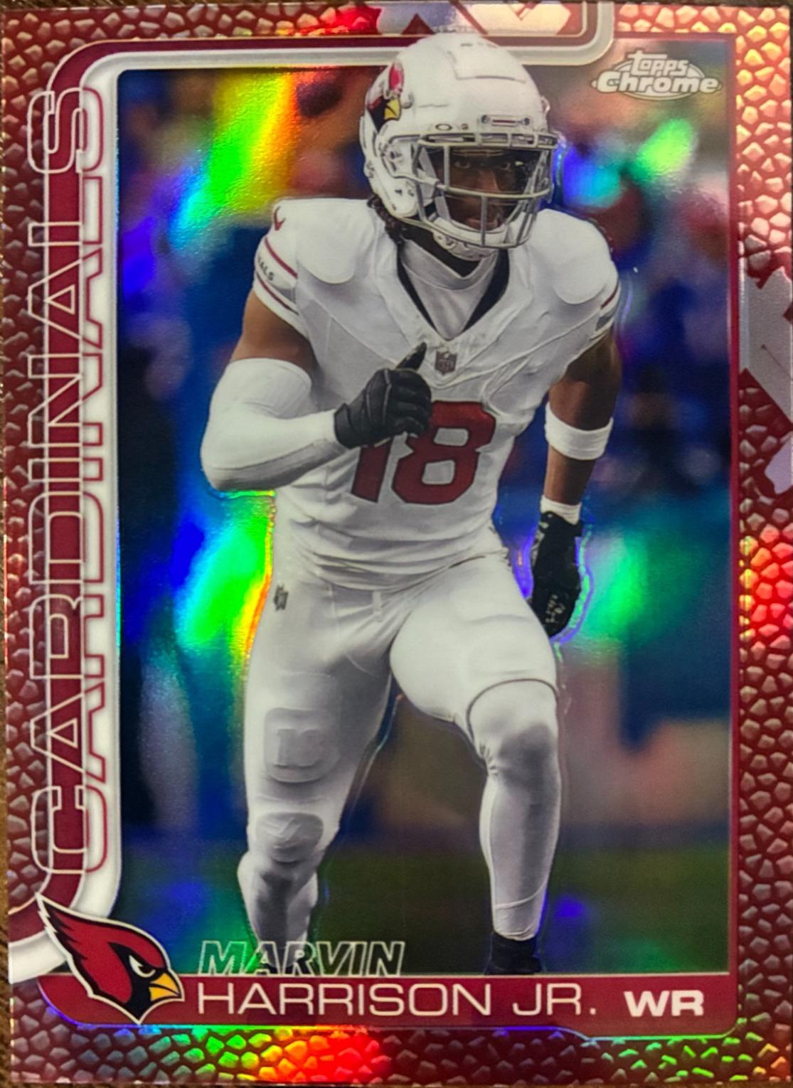 Marvin Harrison Jr. [Leather Purple] #1 Prices | 2025 Topps Chrome