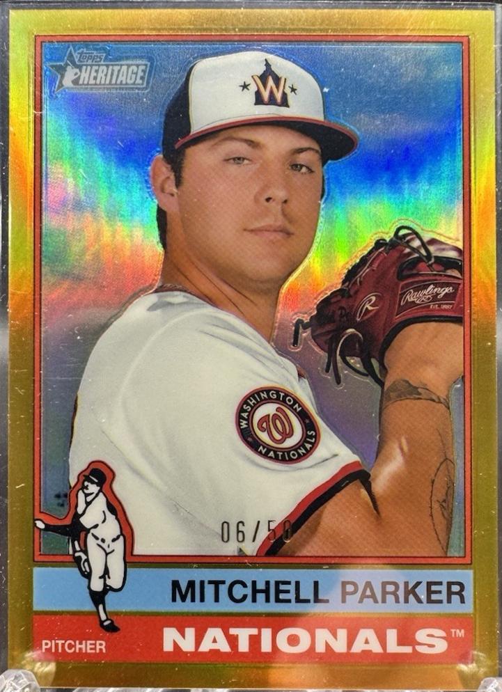 Mitchell Parker [Gold Chrome Variation] #311