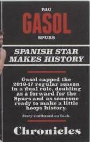 Pau Gasol #1 Basketball Cards 2017 Panini Chronicles