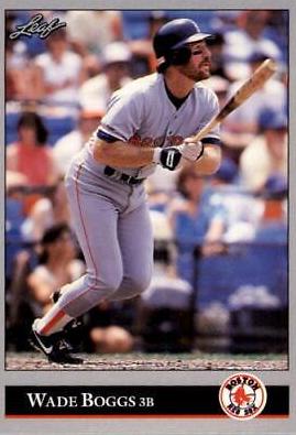 Wade Boggs #286 Baseball Cards 1992 Leaf