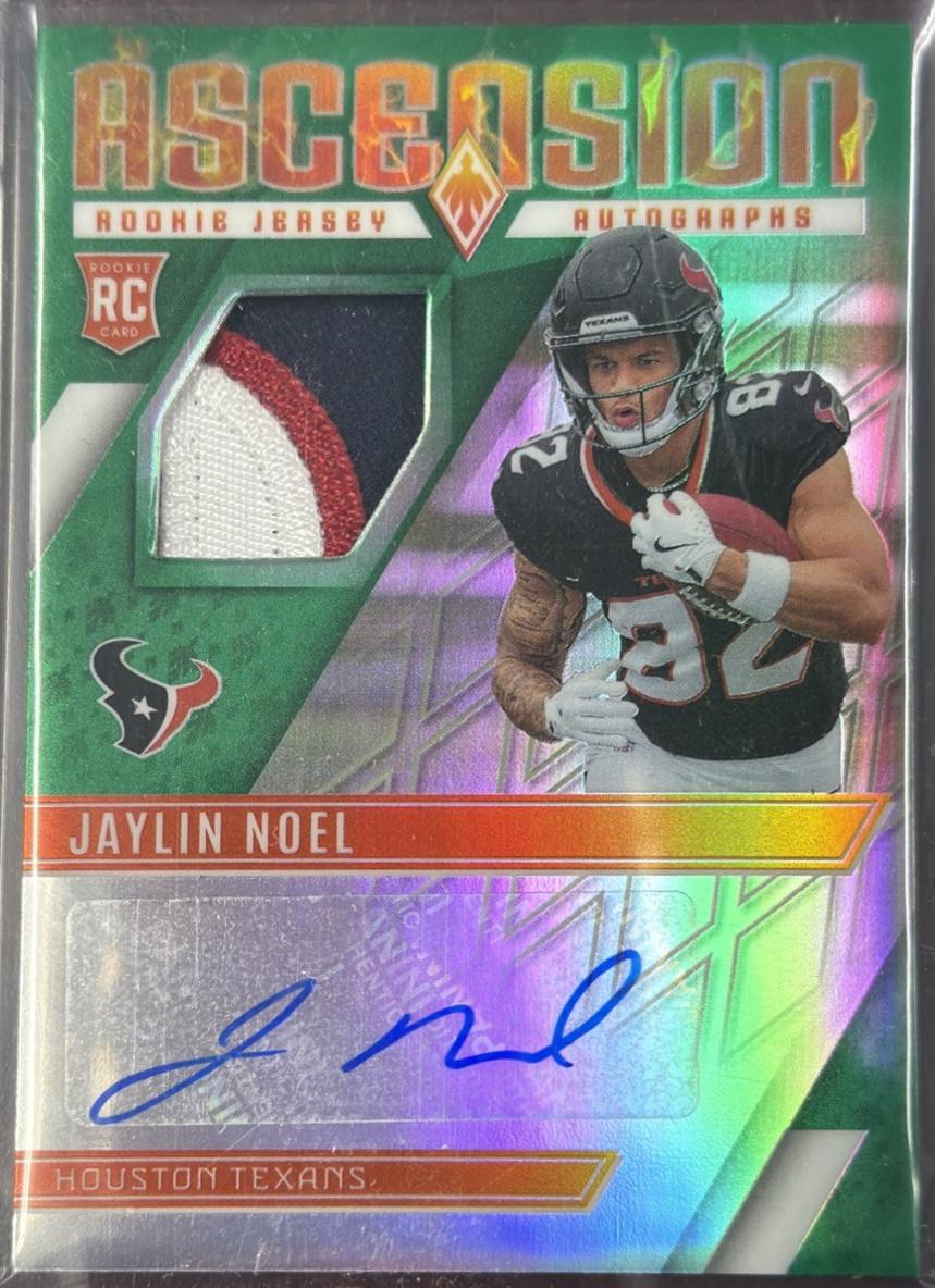 Jaylin Noel #ARJ-JNL 2025 Panini Phoenix Ascension Rookie Jersey Autograph Football