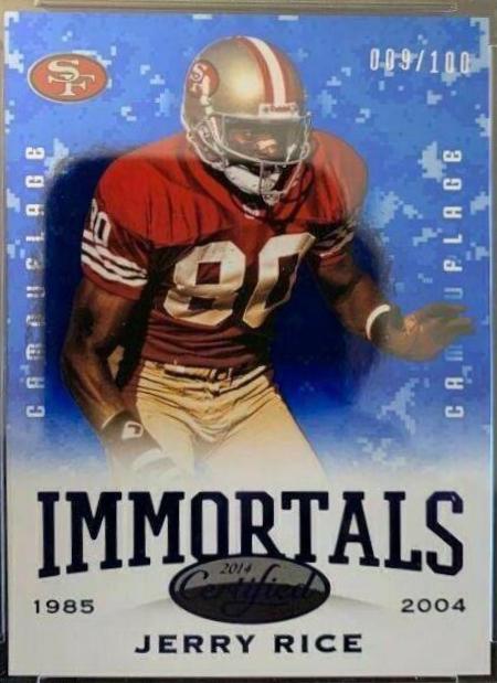 Jerry Rice [Blue Camo] #189
