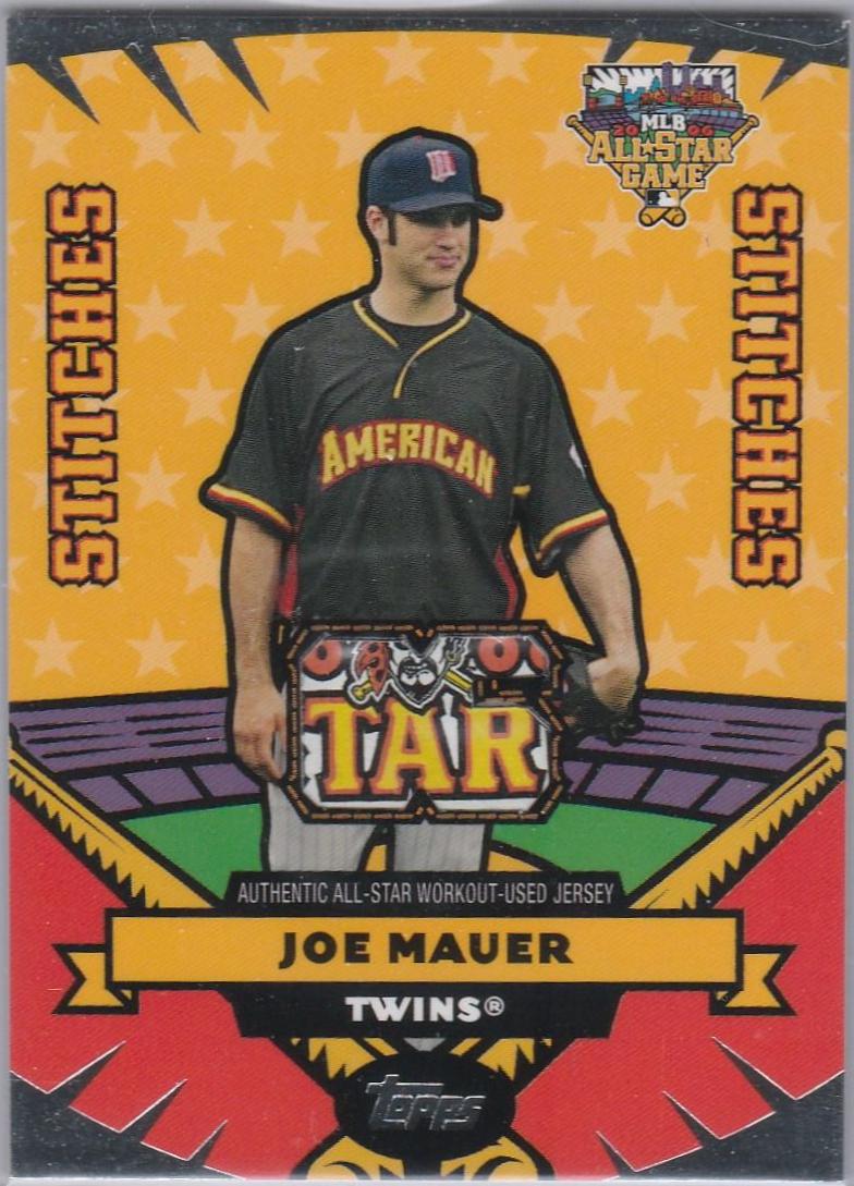 joe mauer #AS-JM Baseball Cards 2006 Topps All Star Stitches