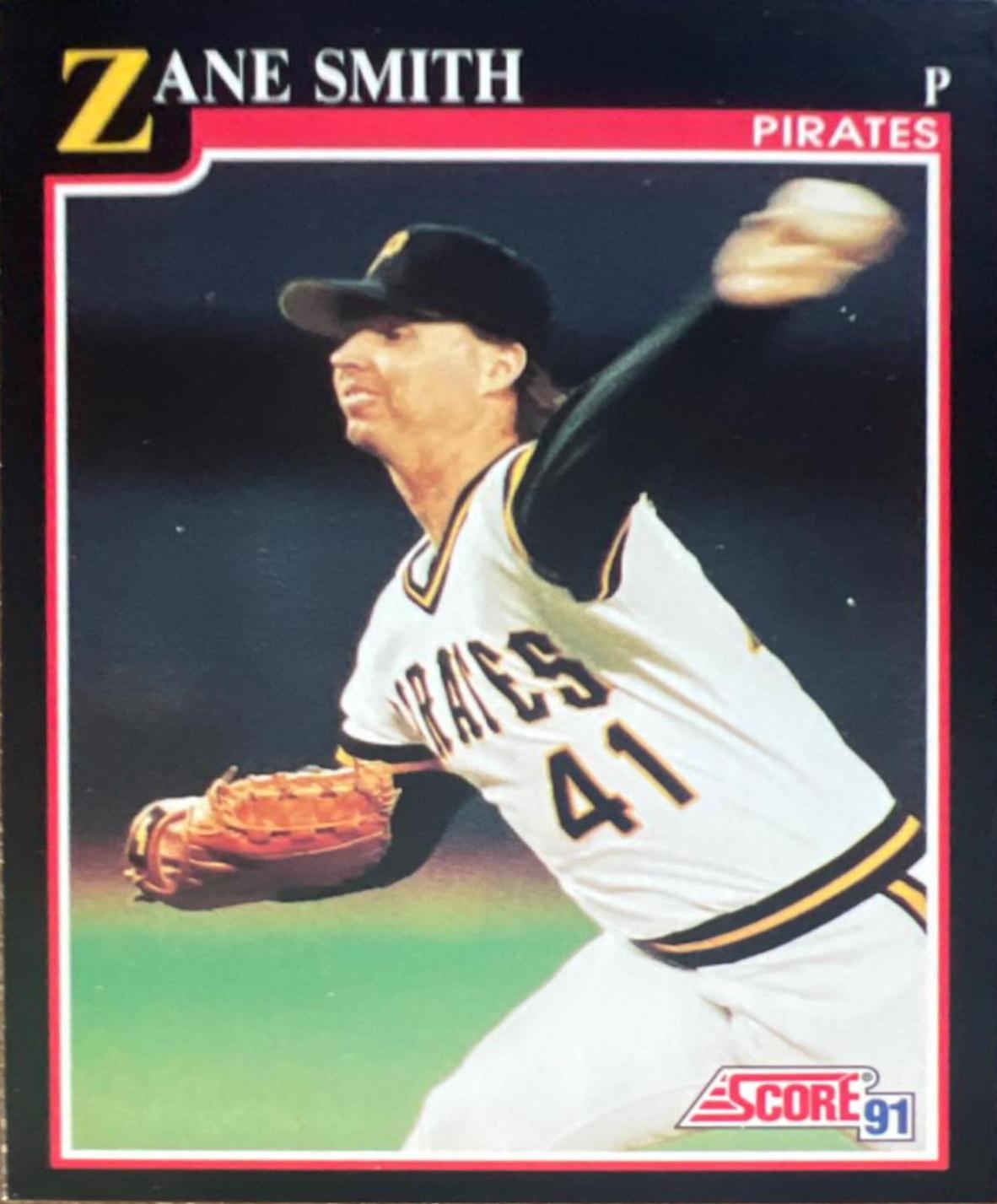 Zane Smith #845 Baseball Cards 1991 Score
