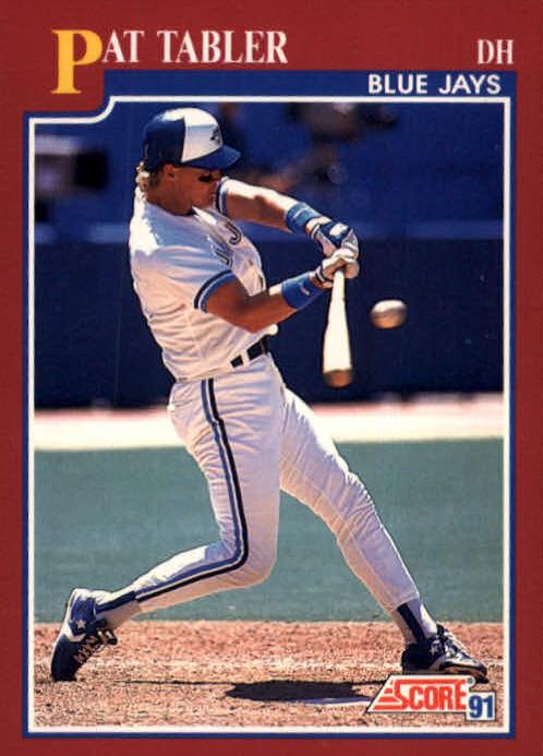 Pat Tabler #22T Baseball Cards 1991 Score Traded