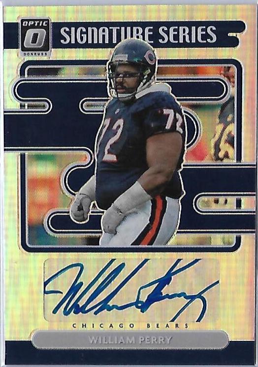 William Perry #SS-WP Football Cards 2021 Panini Donruss Optic Signature Series