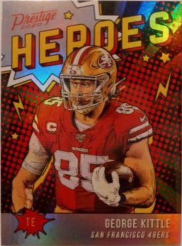 George Kittle #3 Football Cards 2020 Panini Prestige Heroes