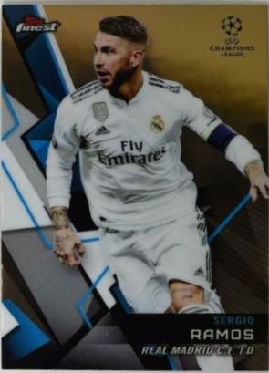 Sergio Ramos #2 Soccer Cards 2018 Finest UEFA Champions League