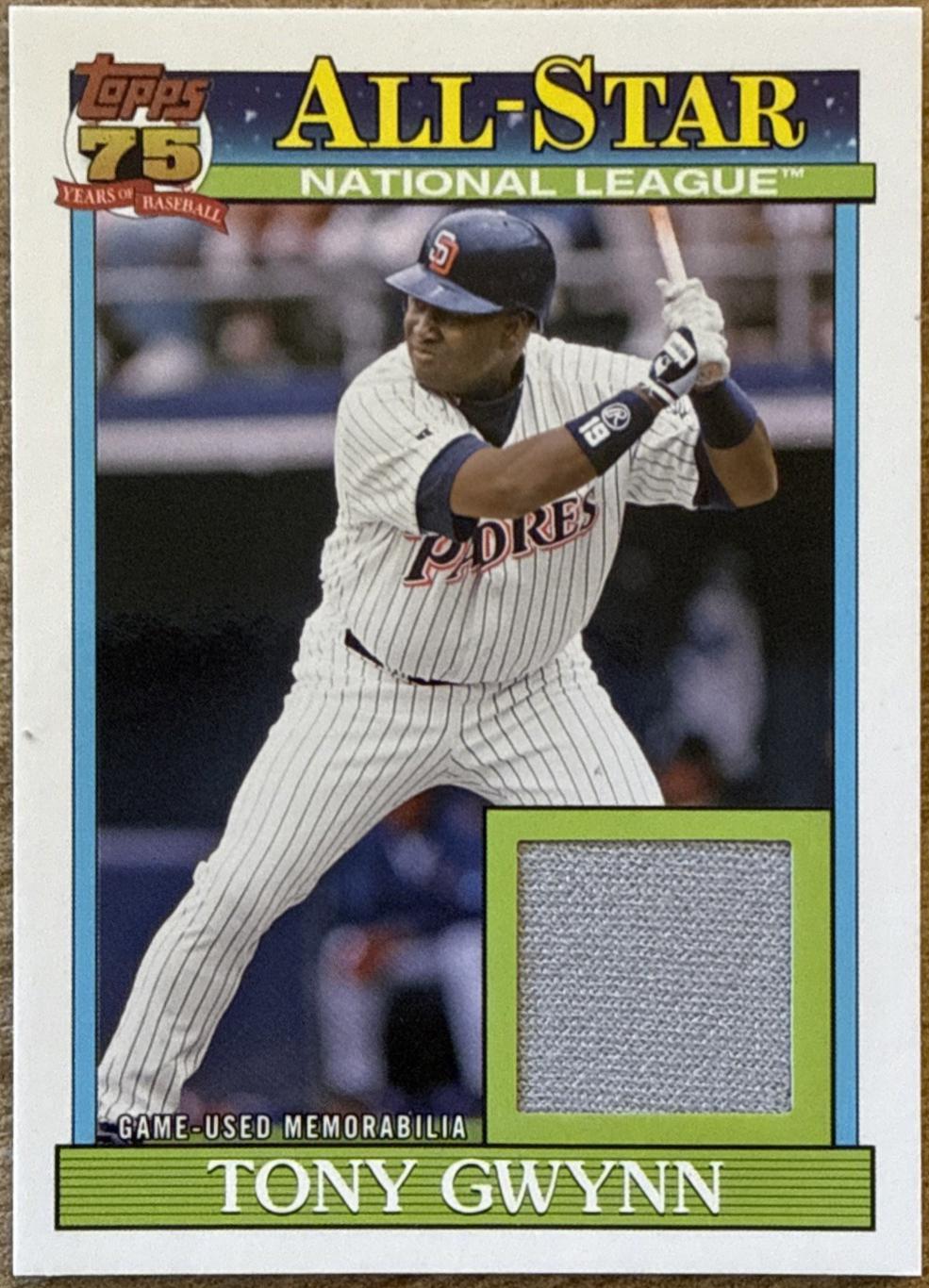 Tony Gwynn #91ASR-TG 2026 Topps Series 2 1991 All Star Relic Baseball