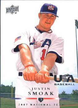Justin Smoak #USA-12 Baseball Cards 2008 Upper Deck USA National Team