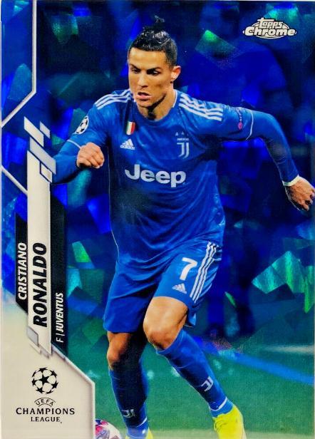 Cristiano Ronaldo #100 Soccer Cards 2019 Topps Chrome UEFA Champions League Sapphire