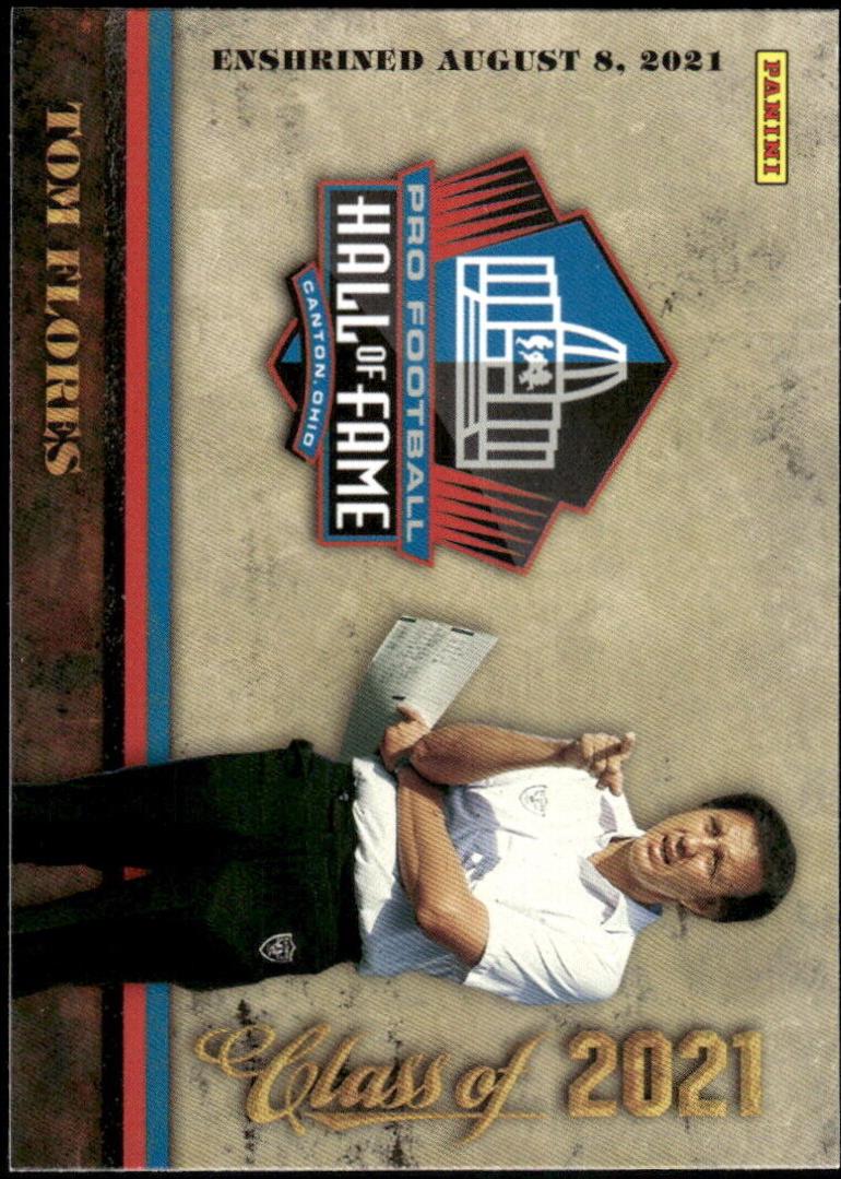 Tom Flores #HOF7 Football Cards 2021 Panini Hall of Fame