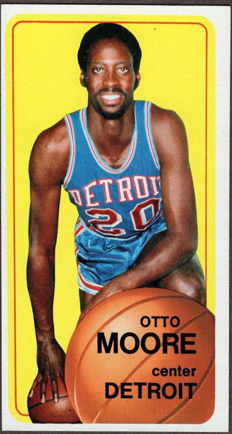 Otto Moore #9 Basketball Cards 1970 Topps
